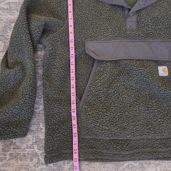 Men's Carhartt Olive Pullover - Picture 3 of 5